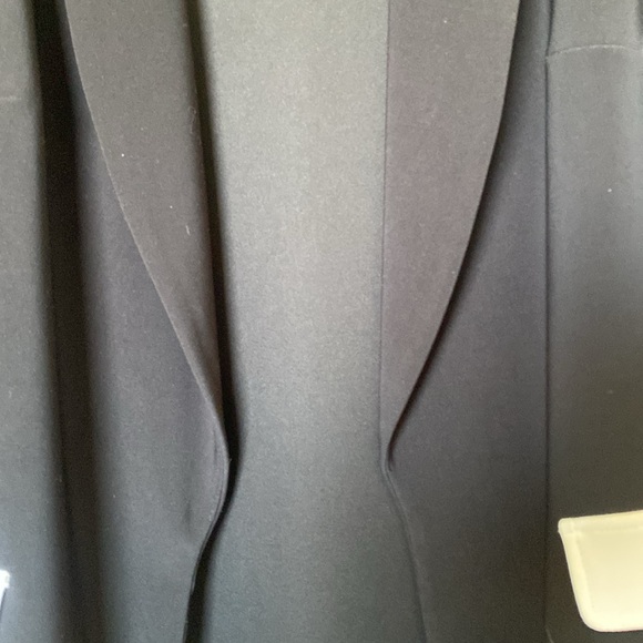 Joseph Ribkoff black & white tuxedo jacket - Picture 3 of 5